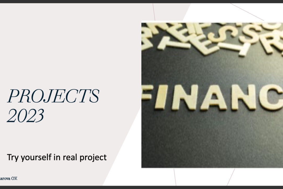 Illustration for news: Project work for the master program "Finance"