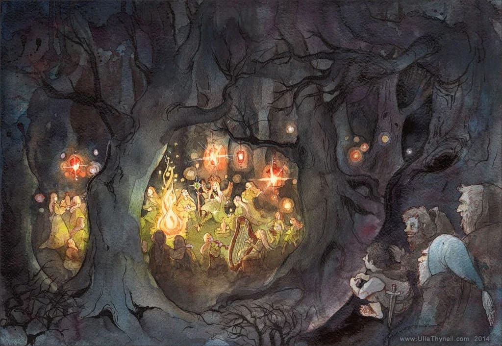 Forest Elves by Ulla Thynell // Source: www.ullathynell.com