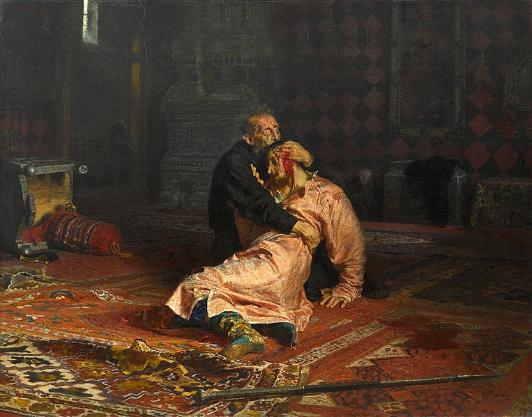 Иллюстрация к новости: «Иван Грозный и сын его Иван 16 ноября 1581 года»: мотивы и обстоятельства создания картины