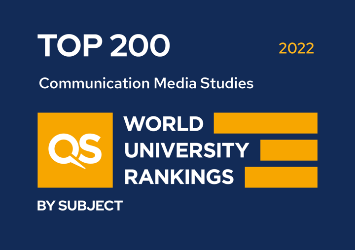QS Rankings by subject, Communication & Media Studies