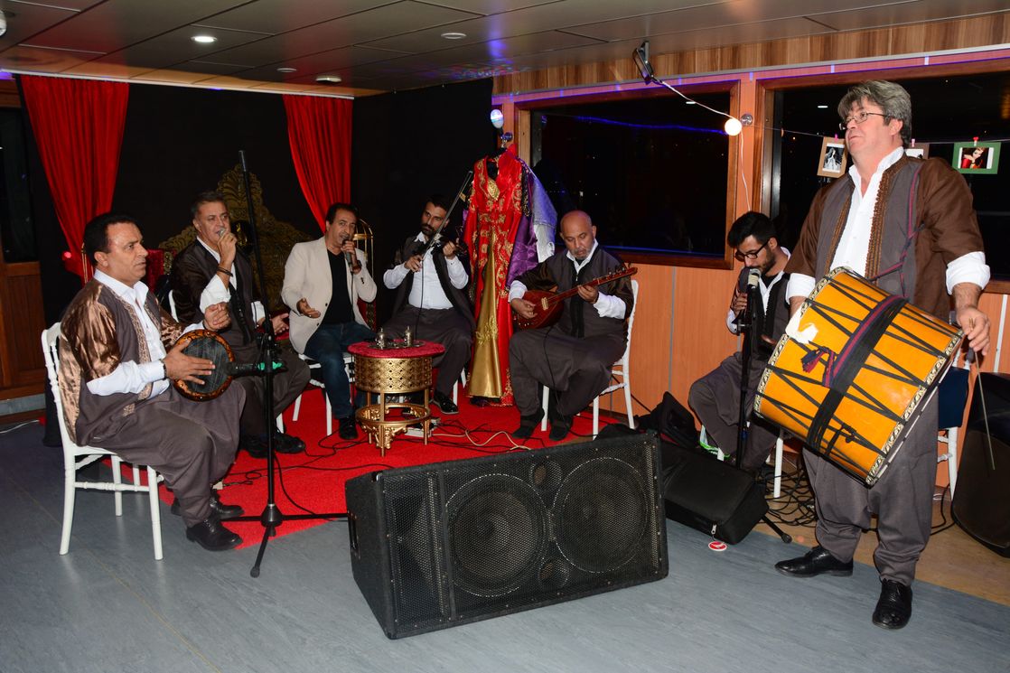 A “Turkish Night” on a boat. 