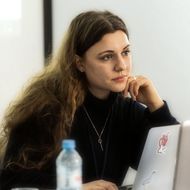 Alexandra Pakhomova, conducts seminars at the inter-campus 'Semiotics of Culture' course 
